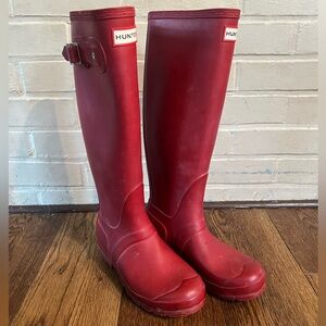 Hunter Classic Red Waterproof Boots